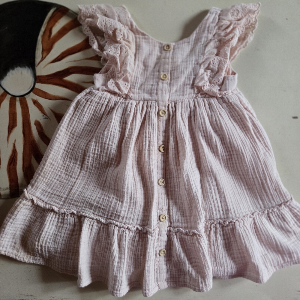 Rachel Ashwell Pink Gauze Sundress Size 4T